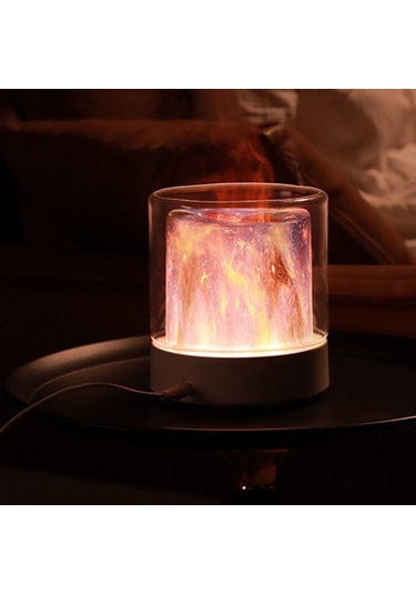 Suntek Alev Yayıcı Nemlendirici Usb Zamanlayıcılı Beyaz