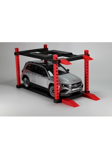 1:18 Ölçekli Model Arabalar Için Ayarlanabilir Garaj Lifti, Diorama Aksesuarı