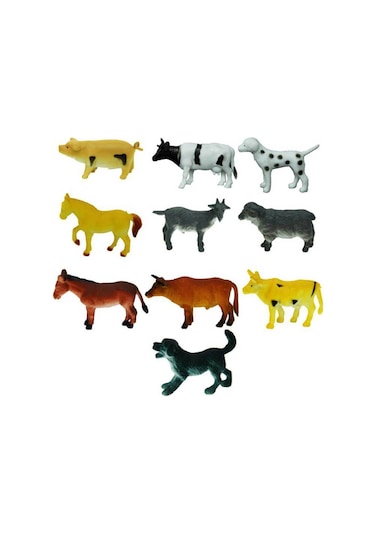 Çiftlik Hayvanları Poşetli Hayvan Oyun Seti