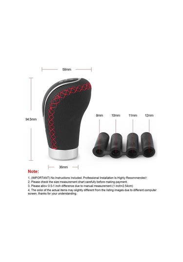 Mavi 5/6 Hız Evrensel R Pu Deri Vites Topuzu Manuel Araba Vites Sopa Kafa Vites Değiştirme Topuzu Modifiye Vites Kafası