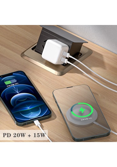 35w Gan Şarj Cihazı 2 Bağlantı Noktalı Hızlı Şarj C Tipi Pd Hızlı Şarj Cihazı Taşınabilir Seyahat Duvar Usb C İphone Uyumlu Şarj Cihazı 13 12 11 Pro Max İpad Uyumlu