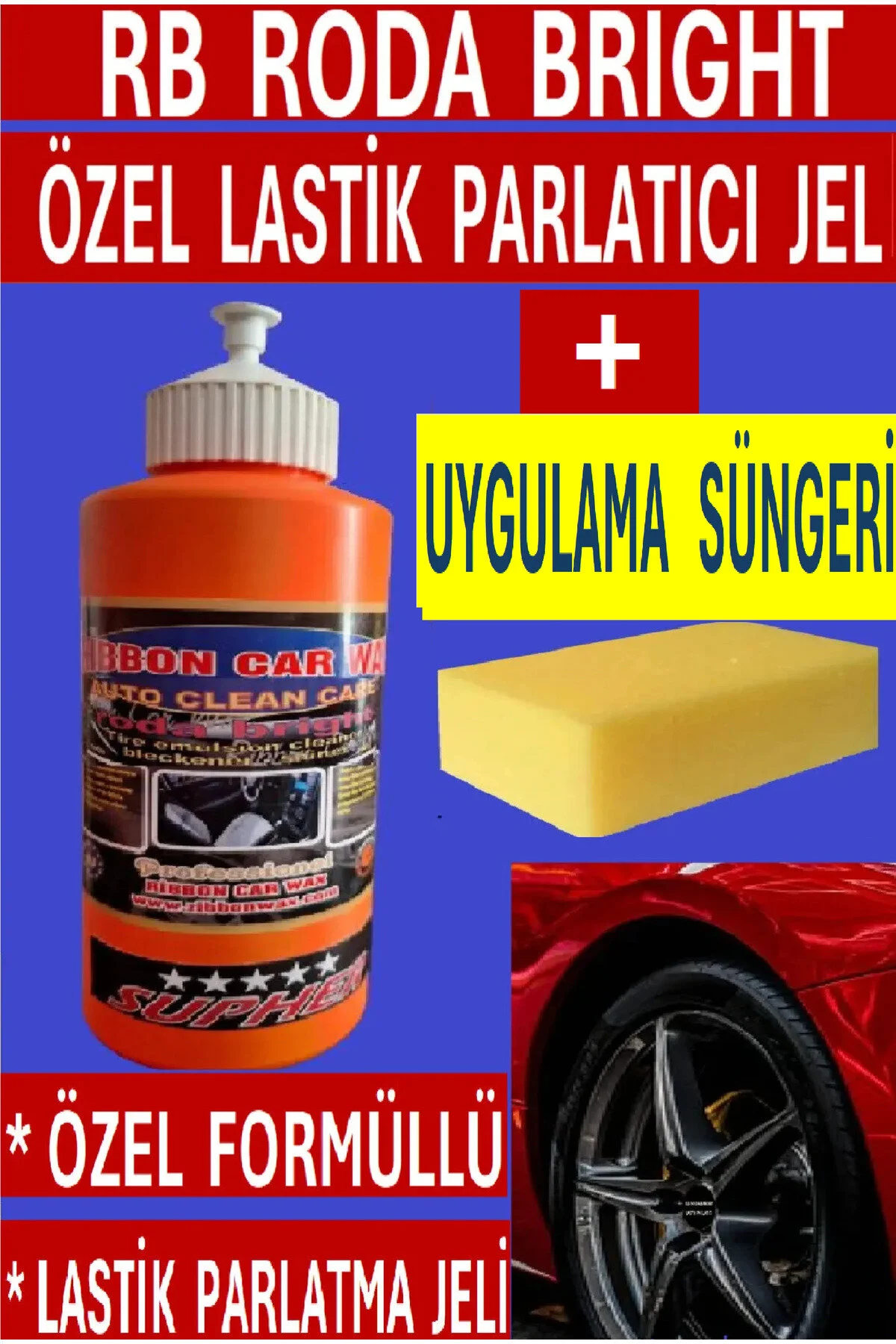 Rb Roda Brıght Lastik Parlatıcı Jel 1 Lt