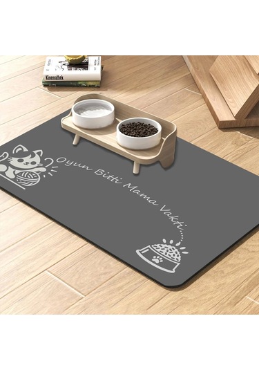 Matgo Pati Oyun Bitti Mama Vakti Beslenme Matı Mama Paspası 50 x 70 CM