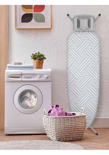 Domino. Evrensel, Dikilmiş Astarlı Ütü Masası Kılıfı 152649244 Beyaz