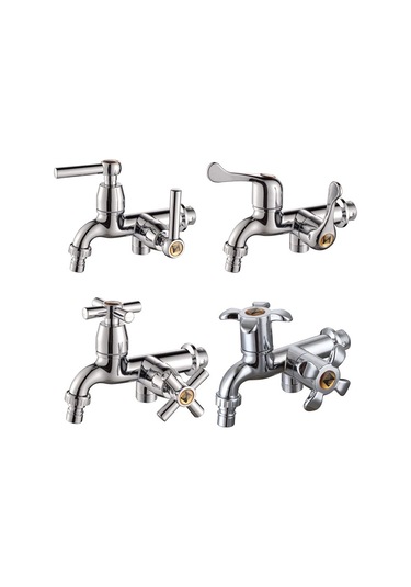 Dinosaurs Store Duvara Monte Abs Mutfak Musluğu - Gümüş Altın