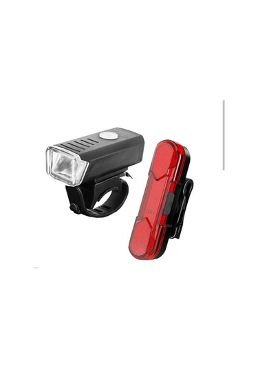 Xbyc 6170 Ön-arka Far Seti Usb Şarjlı Siyah