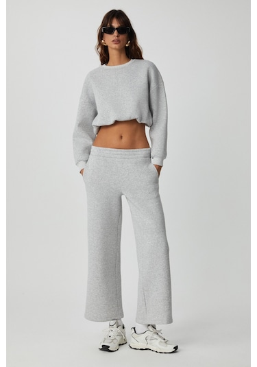 Dewanna Kadın Uzun Kollu Crop Grimelanj Eşofman Takımı