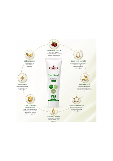 Perlina Kısır Kedi Sterılısed Malt Paste