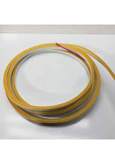 Neon Led 12 Volt Amber Işık Dış Mekan 5 Metre