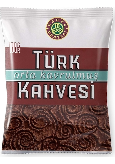 Kahve Dünyası Orta Kavrulmuş Türk Kahvesi 100 Gr - 12'li Türk Kahvesi