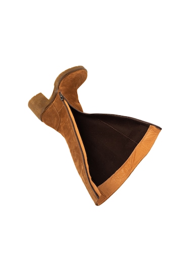 Cuoio Çizme Kadın 25k12075xs Vergelio Suede Cuoio
