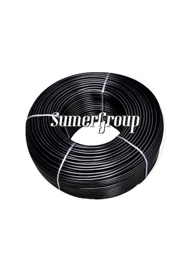 Sumergroup 5X8Mm Polietilen Pe Pnömatik Hortum Siyah 100Mt