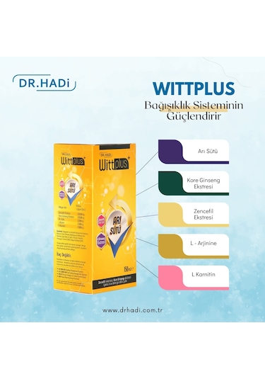 Dr. Hadi Wittplus Arı Sütü 150 ml