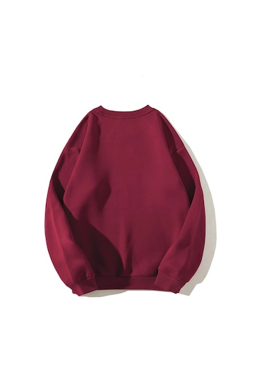 Kadın Bordo Los Angeles Sweatshirt Bordo