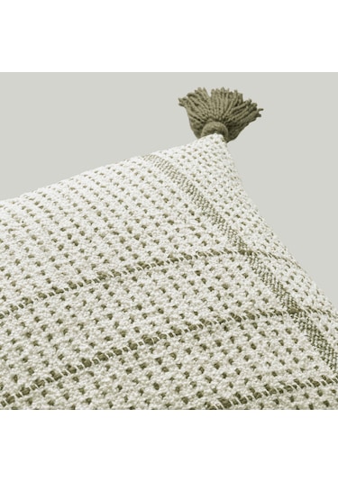 Linens Coze Kırlent Kılıfı 50x50 Cm Hardal Yeşil