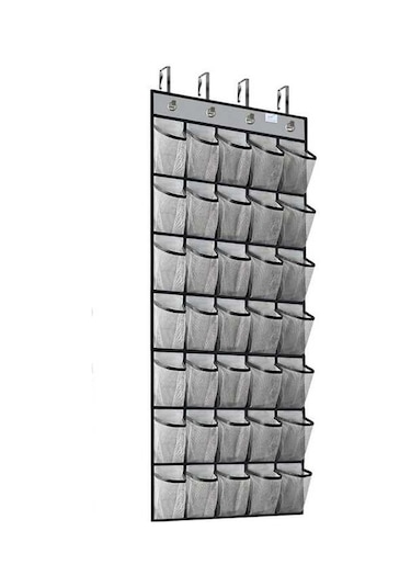 Pazly Suntek Gri Kapı Ayakkabı Rafı Düzenleyici 35 Cepli Sağlam Ve Pratik Diğer