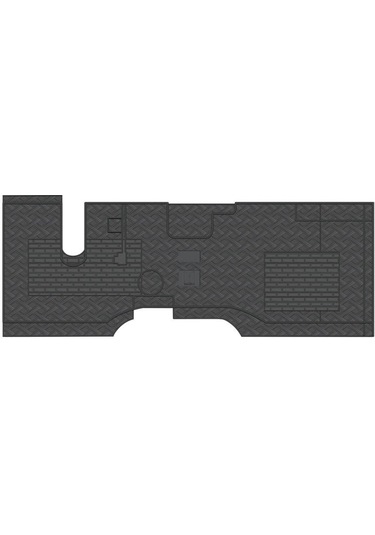 Isuzu NPR Kamyon Refref Araç İçi Kauçuk Paspas 1997 2006 Siyah