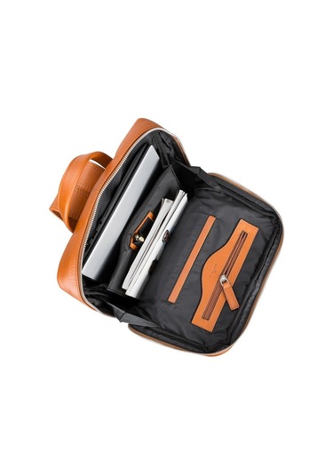 Bouletta Marlow Deri Sırt Çantası Rst2Ef Taba