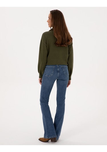 Pierre Cardin Kadın Mavi Pantolon Jean 50318242-vr036 Mavi