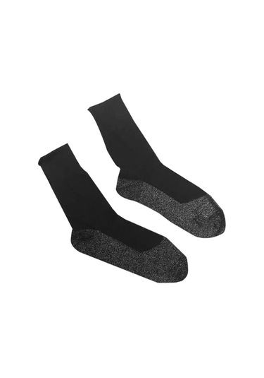Yeni 1 Çift 35 Derece Termal Çorap Aluminize Elyaflar Supersoft Benzersiz Ultimate Konfor Çorap Siyah
