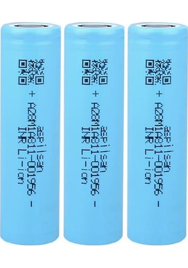 Aspilsan INR18650A28 - 3.7V 2800 Mah Li-ion Şarjlı Pil - 5C 3'lü