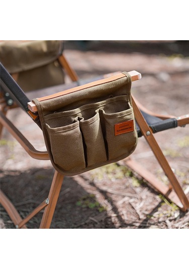 Homyl Koltuk Yan Cep Sandalye Kamp Atıştırmalıkları Haki Haki Çok Renkli