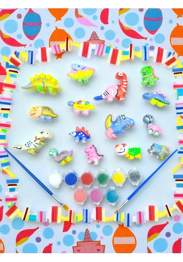 Dinazor Fosil Kazı Seti Ve Dinazor Boyama Seti Bir Arada ...