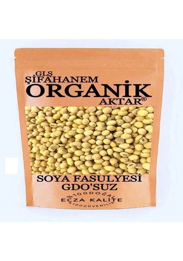Glş Şifahanem Organik Aktar Yerli Gdosuz Soya Fasulyesi 500 G