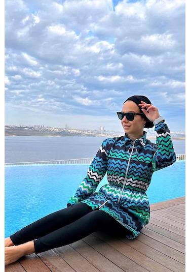 Kahijab Ela Tesettür Mayo - Xl Yeşil