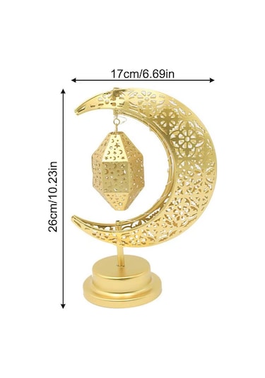 Bayram Dekorasyonu Işık Ay Ambiyans Lambası Döndürülebilir Diğer