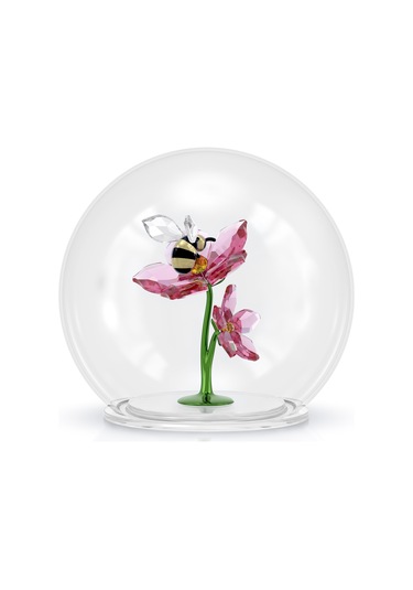 5721549 Swarovski Ev Dekorasyonu Idyllıa:glass Ball Bee And Flowers