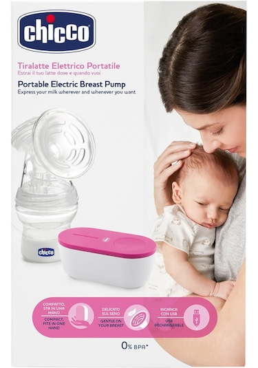 Chicco Taşınabilir Elektrikli Göğüs Pompası 00009199500000 Siyah