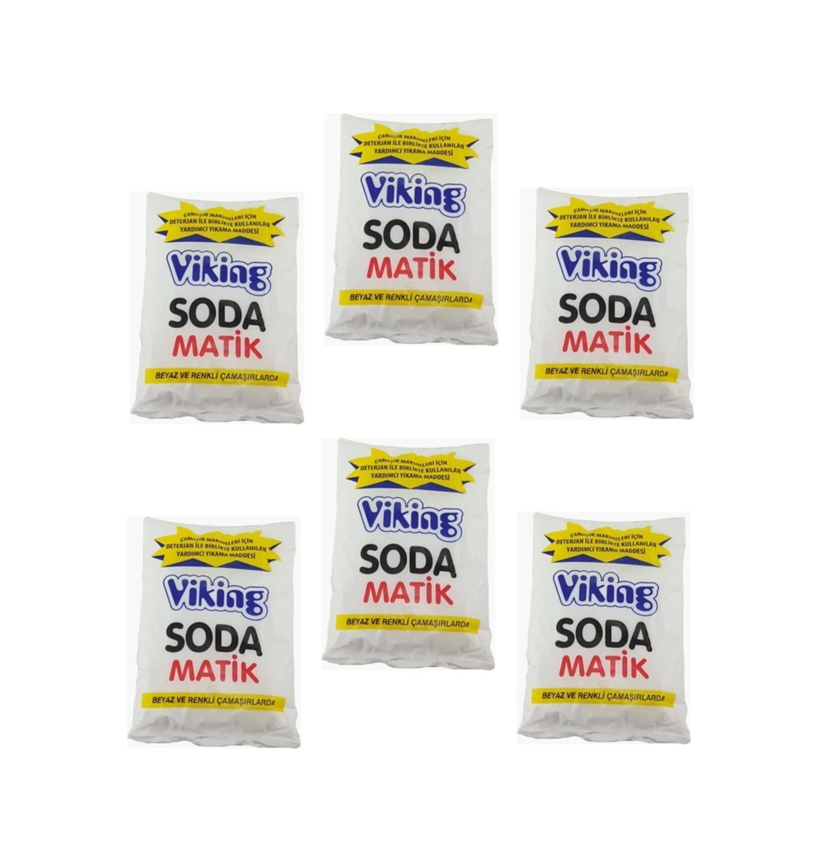 Toz Soda Matik Deterjan 500 Gr - 6 Adet