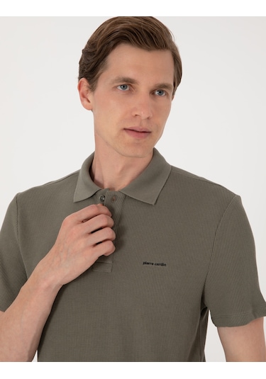 Pierre Cardin Erkek Haki Tişört 50309946-vr027 Haki
