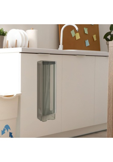 Suntek Çorap Çıkarma Saklama Kutusu Duvara Monte Organizatör Gri