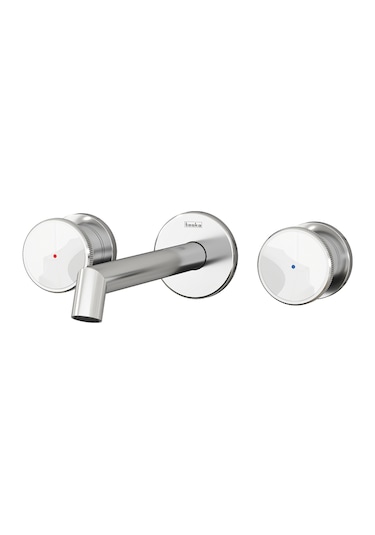 Teska Grande Shine Lavabo Bataryası-beyaz Camlı Cam