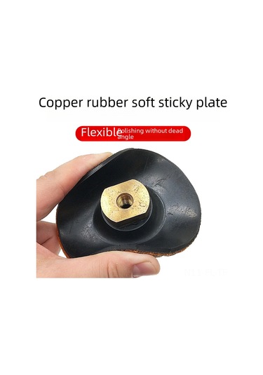 Lemestar Esnek Kauçuk Uçlu Taş İşleme Fırçası, Evrensel Yapıştırıcı Disk, M14 Delikli 4 İnç 10 Cm Kendine Yapışkan Tutucu, Köşe Freze İçin Uyumlu