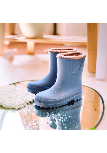 Blau Bot Yağmur Kız Çocuk Lublın Toni Pons Raın Boots In Glossy Rubber Blau