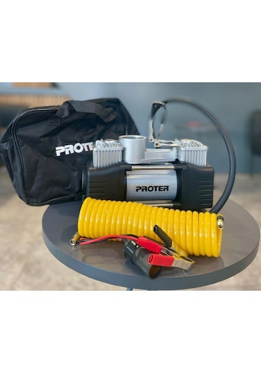 Proter P R265 Lastik Şişirme Çift Piston 12v 150 Psı