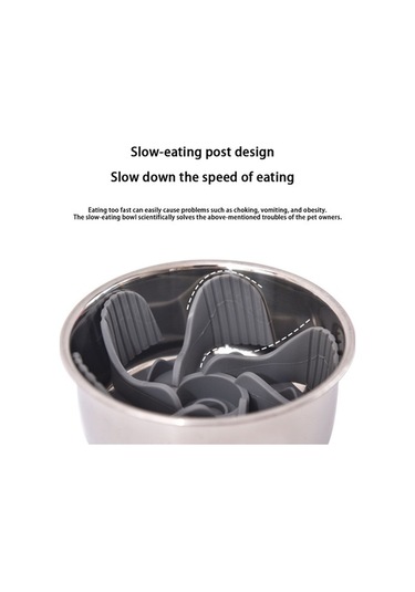 Dm Yavaş Besleyici Köpek Maması Kasesi - Anti-hızlı Yeme Aksesuarı