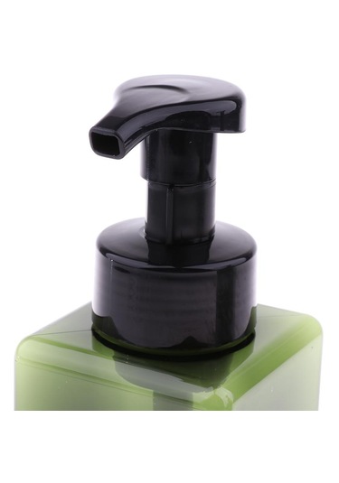 Suntek Sıvı Losyon Için Boş Plastik Kare Pompa Şişe Yeşil Yeşil