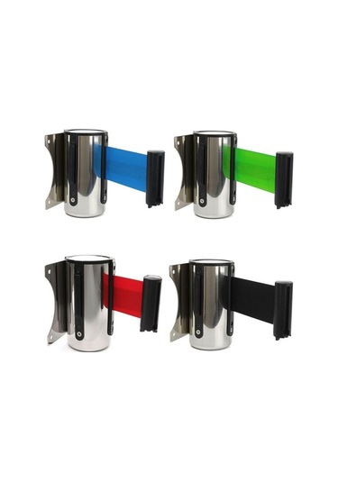 Novahub Kuyruk Bariyer Duvar Monte 2m-kırmızı Suntek Stanchion Stant Kırmızı