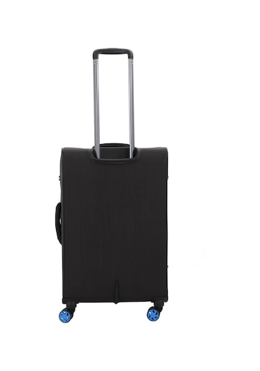 Baggaj V2412 Super Lıght Valiz Gri Set Siyah