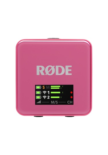 Wireless Go Gen 3 3.nesil, İki Vericili, 32-bit Kayıt Özellikli Kablosuz Mikrofon Seti Pembe