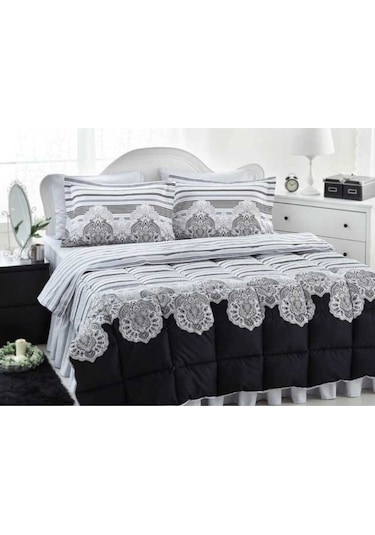 Özdilek Çift Kişilik Pamuk Saten Uyku Seti Ottoline Çok Renkli