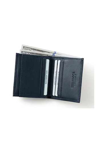 Axel Erkek Deri İnce Tasarım Cüzdan Lacivert