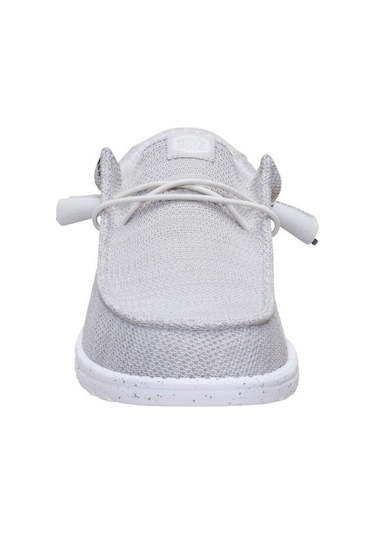 Hey Dude Wally Stretch Sox Erkek Günlük Ayakkabı-33145 Açık Gri