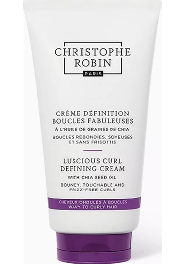 Christophe Robin Luscious Curl Belirginleştirici Krem, Chia Tohumu & Çörek Otu Yağı, 150 Ml