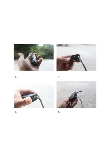 Homyl Guy Hattı Koşucu Kamp Çadır Tente Halat Kasnak L Siyah