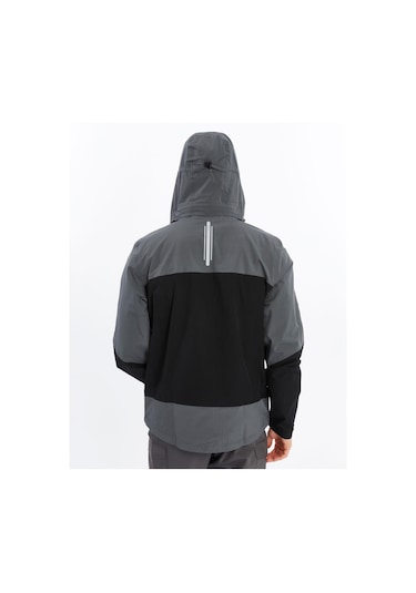 Mapamyumco Windbreaker Erkek Ceket  Füme - Siyah